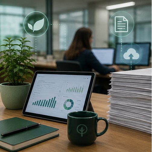 Gestão pública digital com economia de papel e recursos